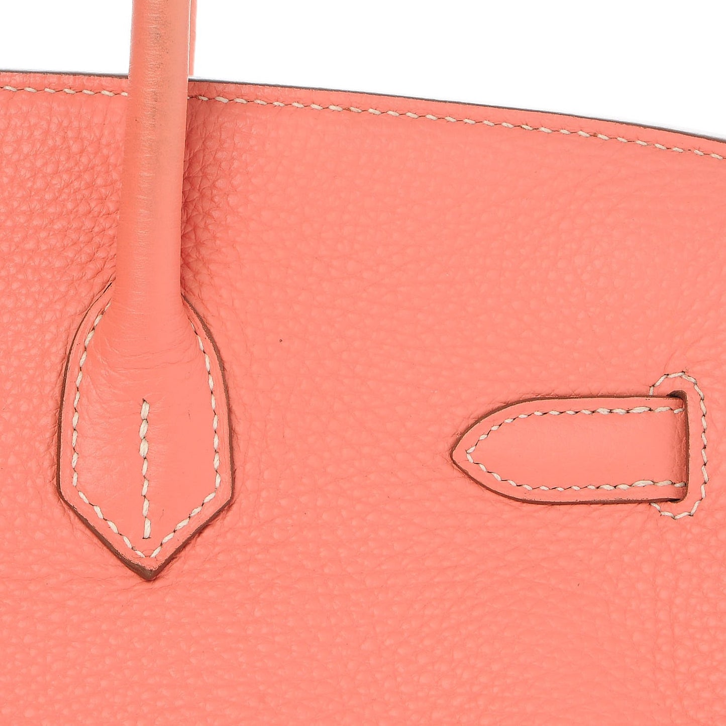 Taurillon Clemence Birkin 30 Crevette