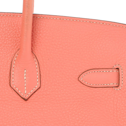 Hermes Taurillon Clemence Birkin 30 Crevette 27 of 33