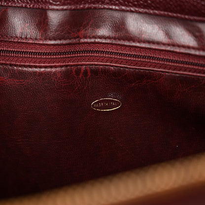 Chanel Caviar Flap Shoulder Bag Burgundy 7 of 22