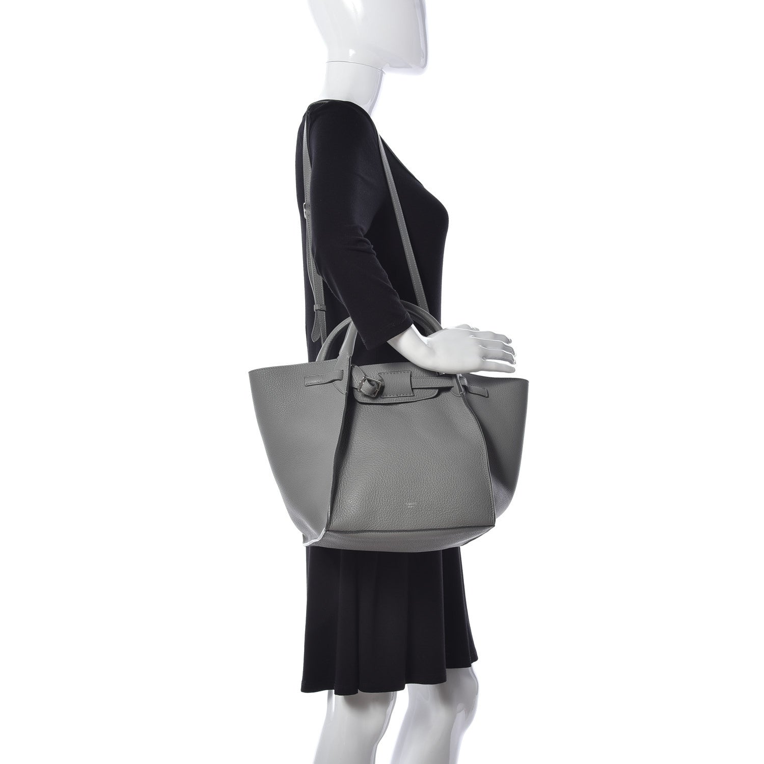 Celine Supple Grained Calfskin Small Big Bag Grey 2 of 9