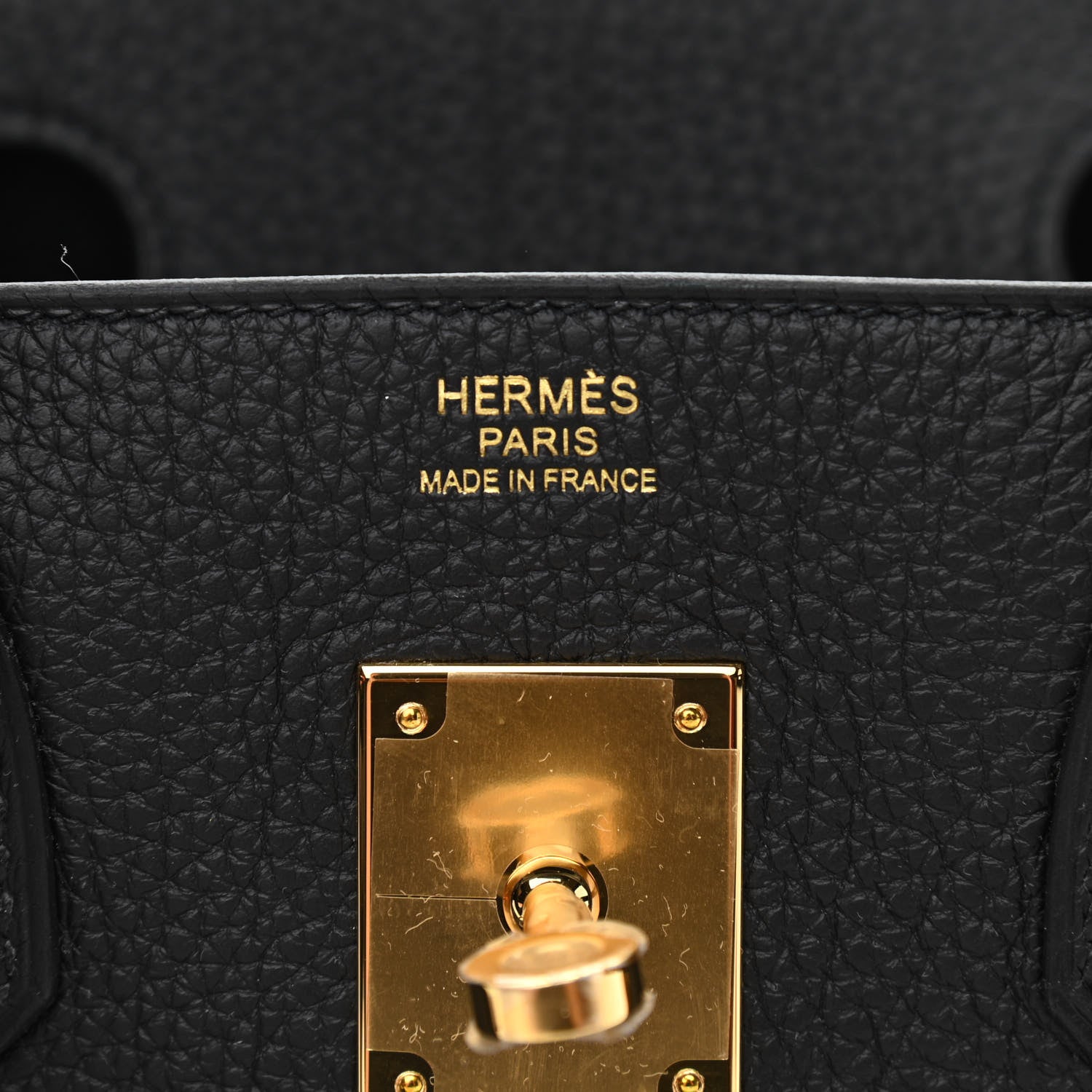 Hermes Togo Birkin 30 Black 5 of 9