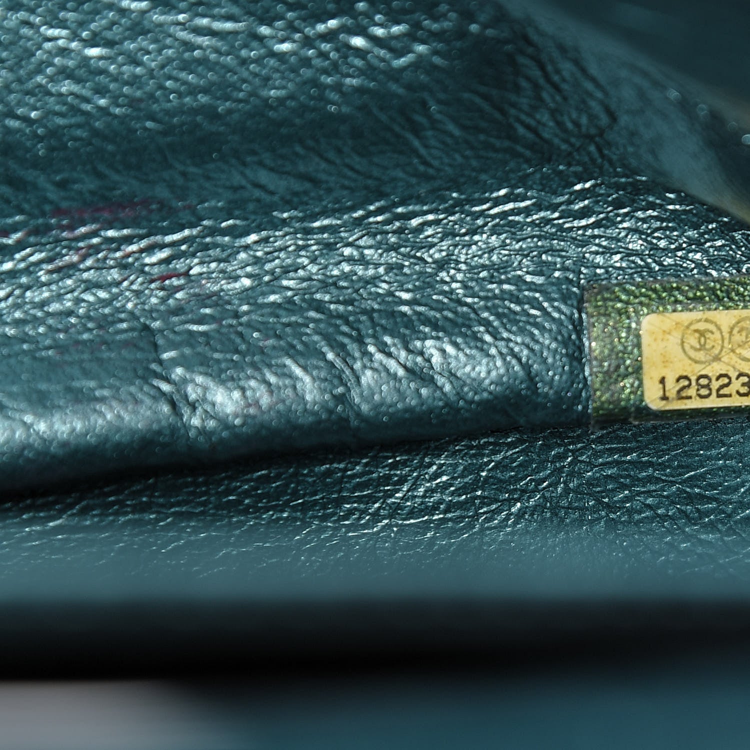 Chanel Metallic Calfskin Quilted 2.55 Reissue 227 Flap Turquoise 8 of 14