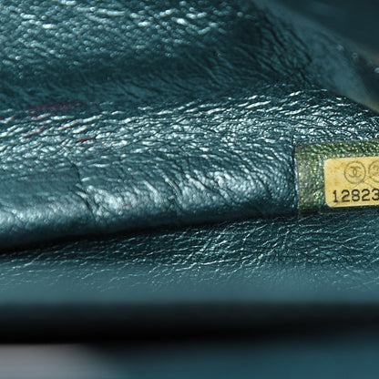 Chanel Metallic Calfskin Quilted 2.55 Reissue 227 Flap Turquoise 8 of 14