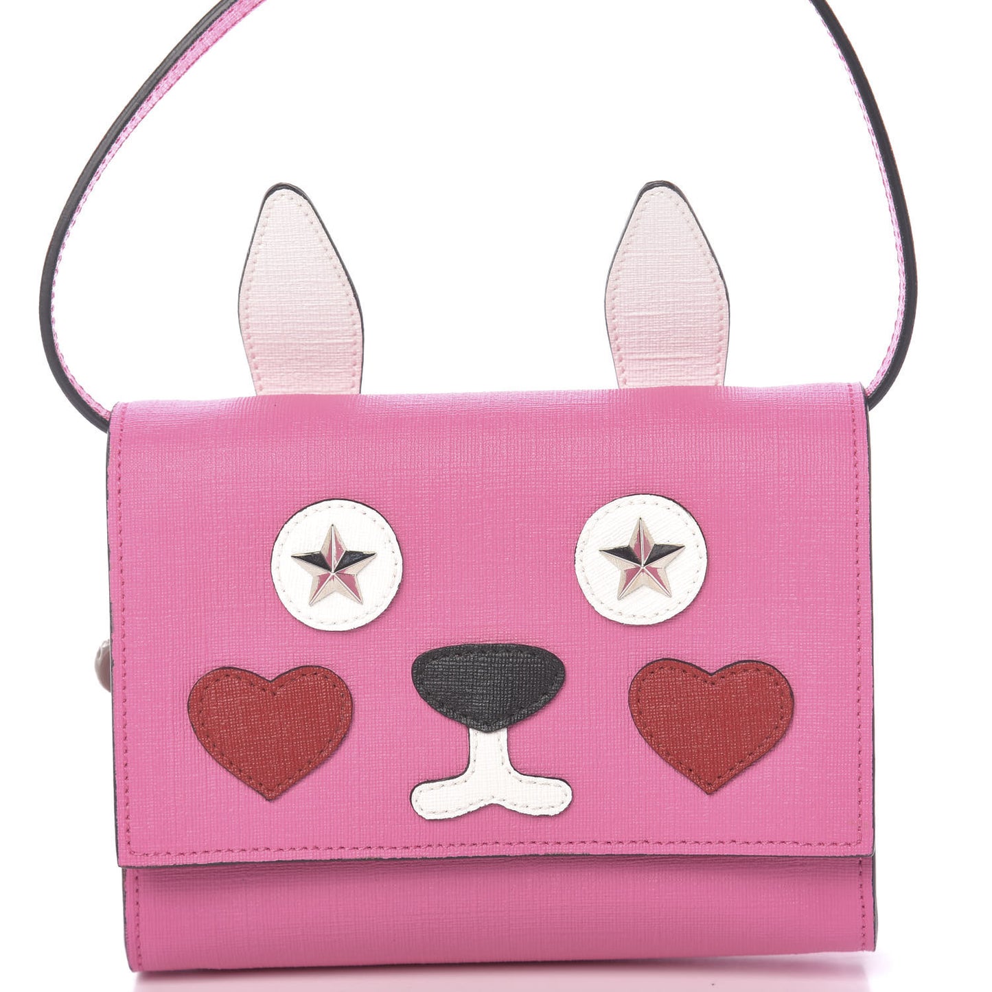 Calfskin Childrens Rabbit Bag Pink