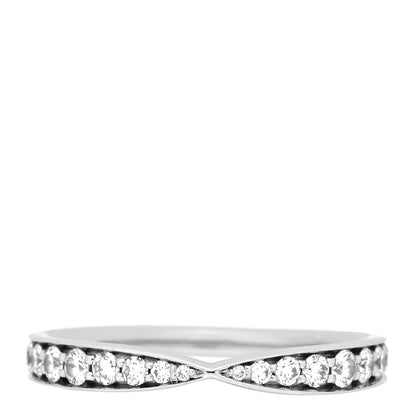 Tiffany Platinum Diamond Harmony Bead-set Band Ring 48 4.5 1 of 5
