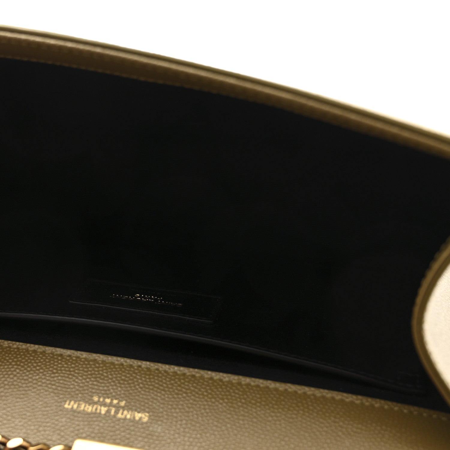 Saint Laurent Grain De Poudre Medium Monogram Kate Satchel Hazel
