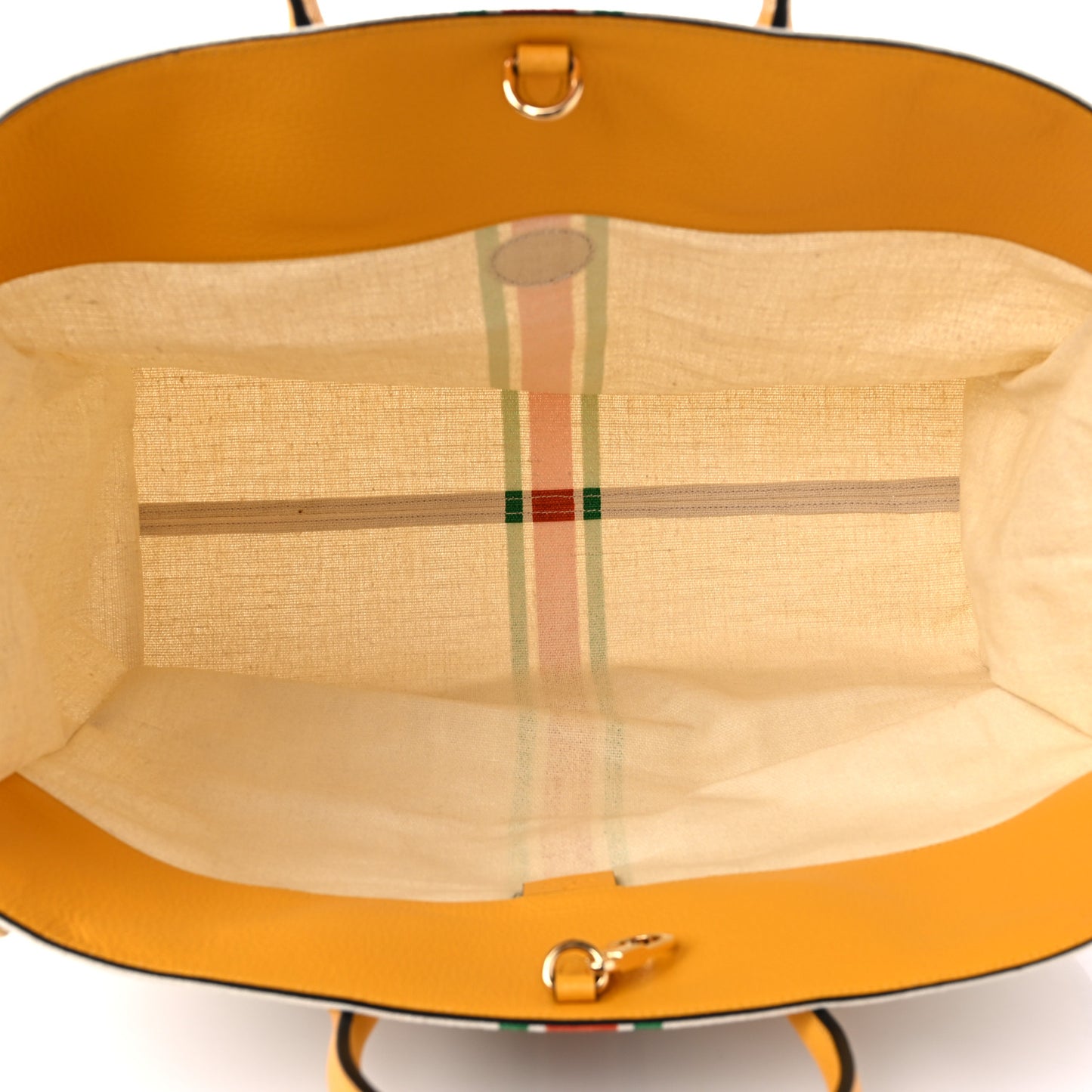 Linen Heavy Canvas Textured Dollar Calfskin Web Large Retro Interlocking G Foldable Tote Light Beige