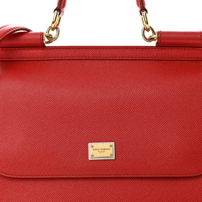 Dolce & Gabbana Dauphine Medium Miss Sicily Satchel Dark Red 8 of 18