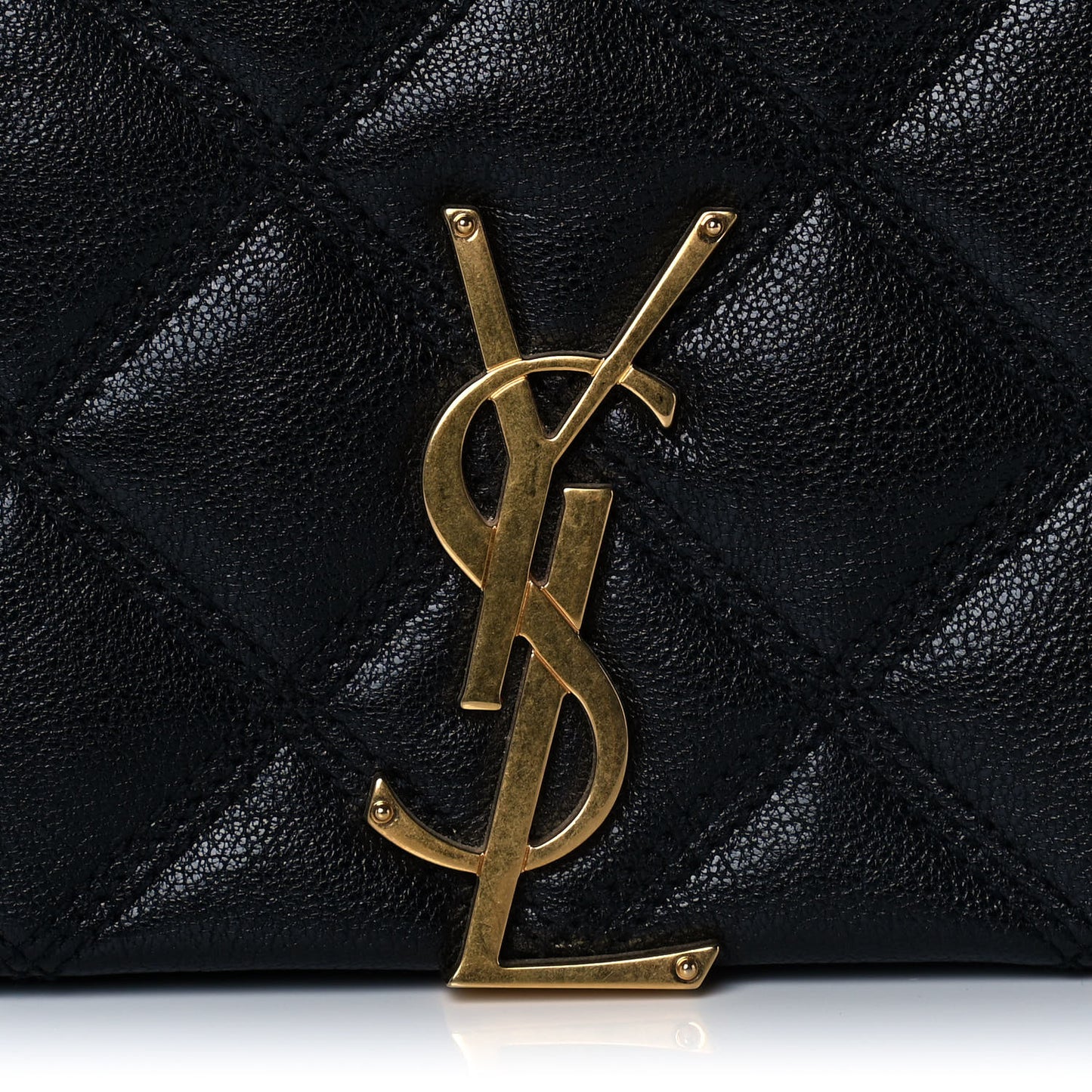 Lambskin Quilted Small Becky Chain Bag Black
