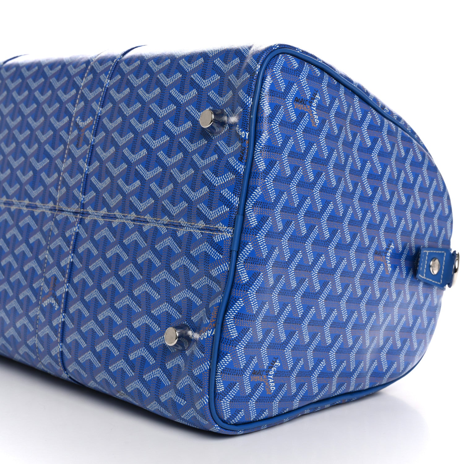 Goyard Goyardine Boston 50 Sky Blue 9 of 10