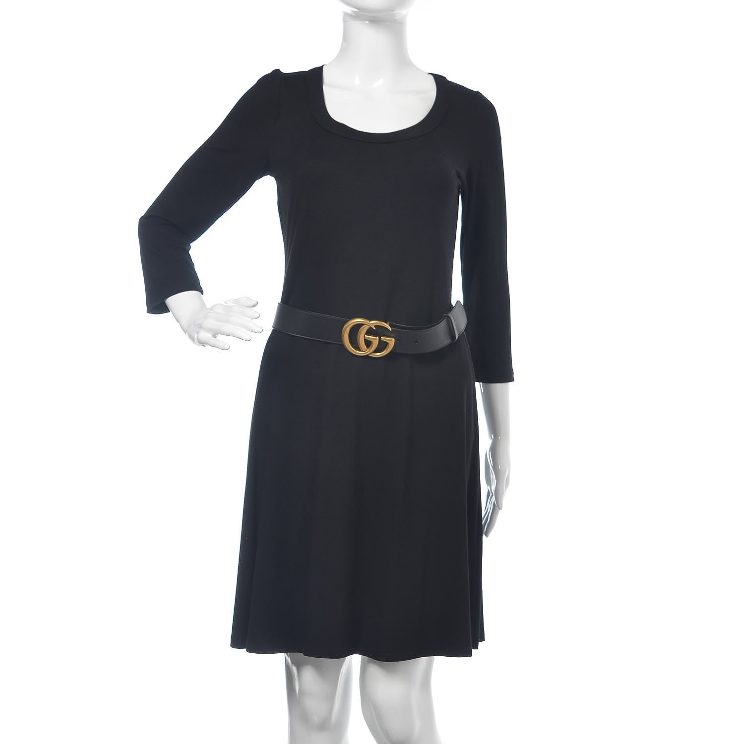 Gucci Calfskin Double G 40mm Belt 95 38 Black 2 of 7