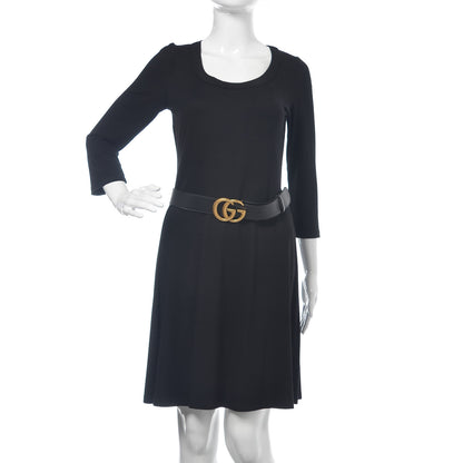 Gucci Calfskin Double G 40mm Belt 95 38 Black 2 of 7