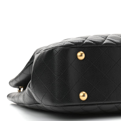 Chanel Caviar Quilted Flap Tote Black 8 of 11