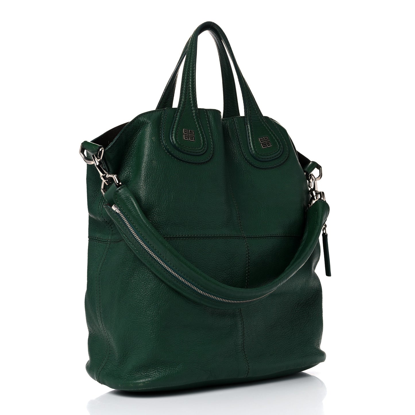 Grained Calfskin North South Nightingale Green