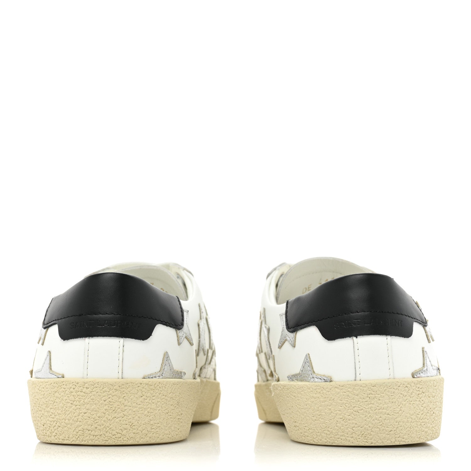 Saint Laurent Nappa Star Court Sneakers 39 Off White 4 of 10