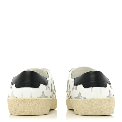 Saint Laurent Nappa Star Court Sneakers 39 Off White 4 of 10
