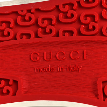 Gucci GG Monogram Web Womens 1977 Tennis Sneakers 37.5 Beige Ebony Mystic White 6 of 8
