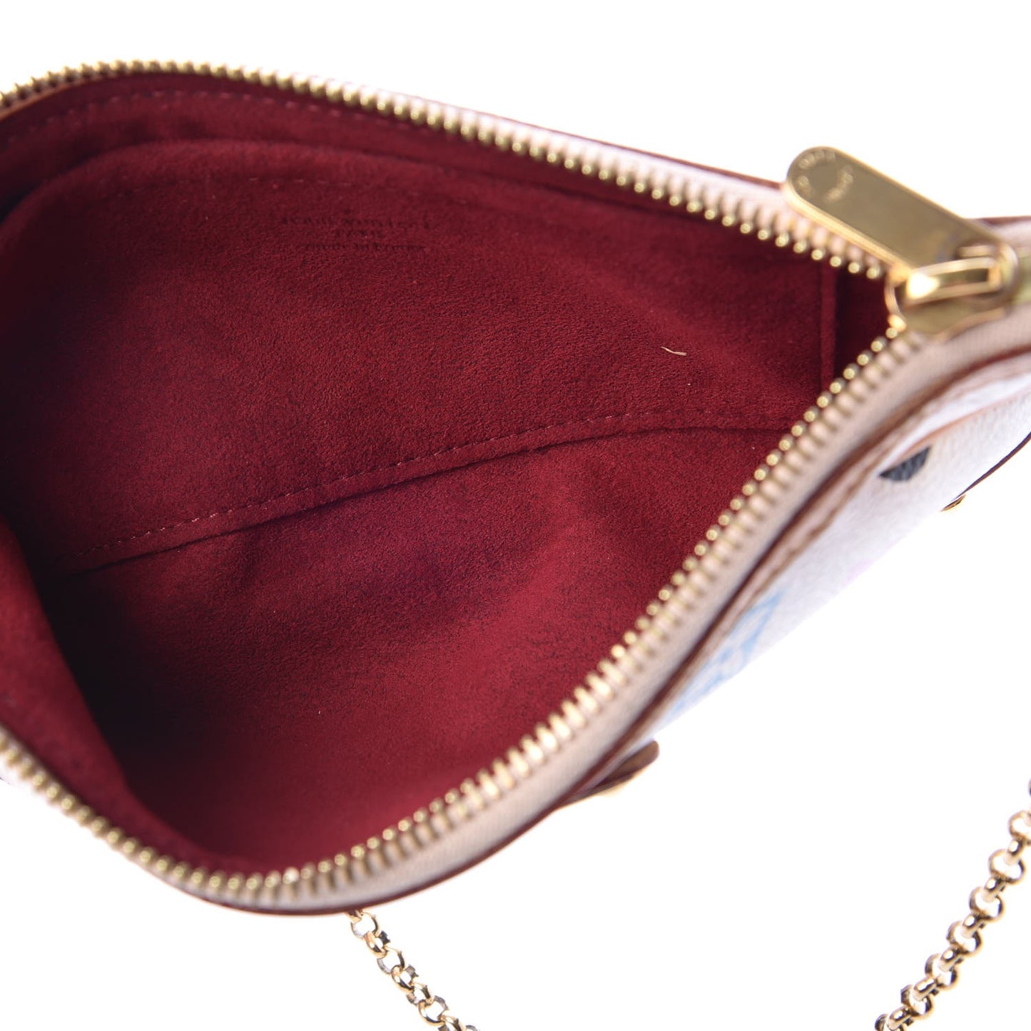 Monogram Multicolor Pochette Milla MM White