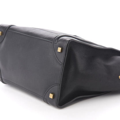 Celine Smooth Calfskin Mini Luggage Black 6 of 8