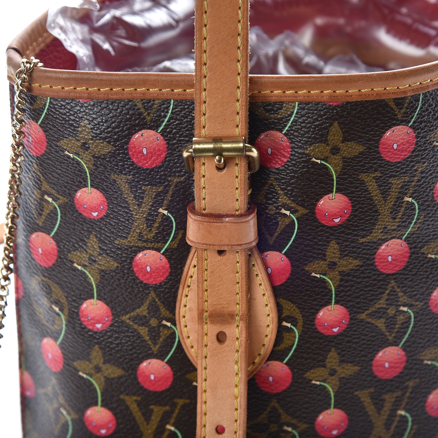 Monogram Cerises Bucket Bag