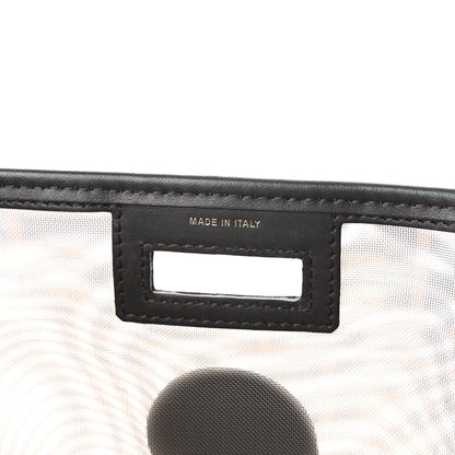 Fendi Mesh Vitello Century FF 1974 Medium Peekaboo Defender Cover Marrone Black Ebano 7 of 10