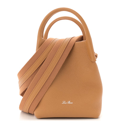 Loro Piana Grained Calfskin Micro Bale Bag Spiced Curry 1 of 10