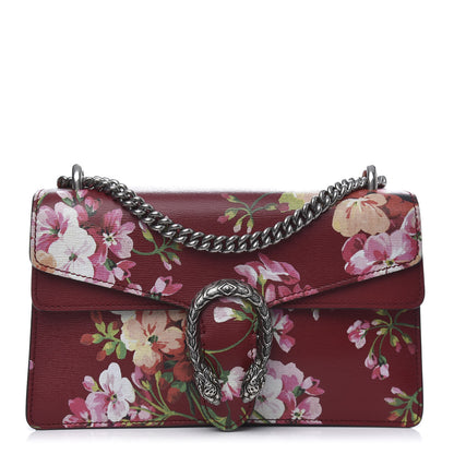 Gucci Calfskin Blooms Print Small Dionysus Shoulder Bag Romantic Cherry Multicolor 1 of 11