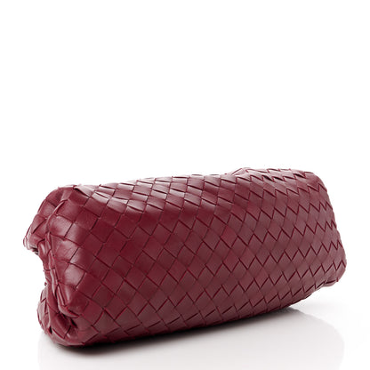 Bottega Veneta Nappa Maxi Intrecciato The Pouch Oversized Clutch Bordeaux 4 of 11