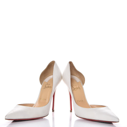 Christian Louboutin Shiny Nappa Iriza 100 Pumps 41.5 White 6 of 16