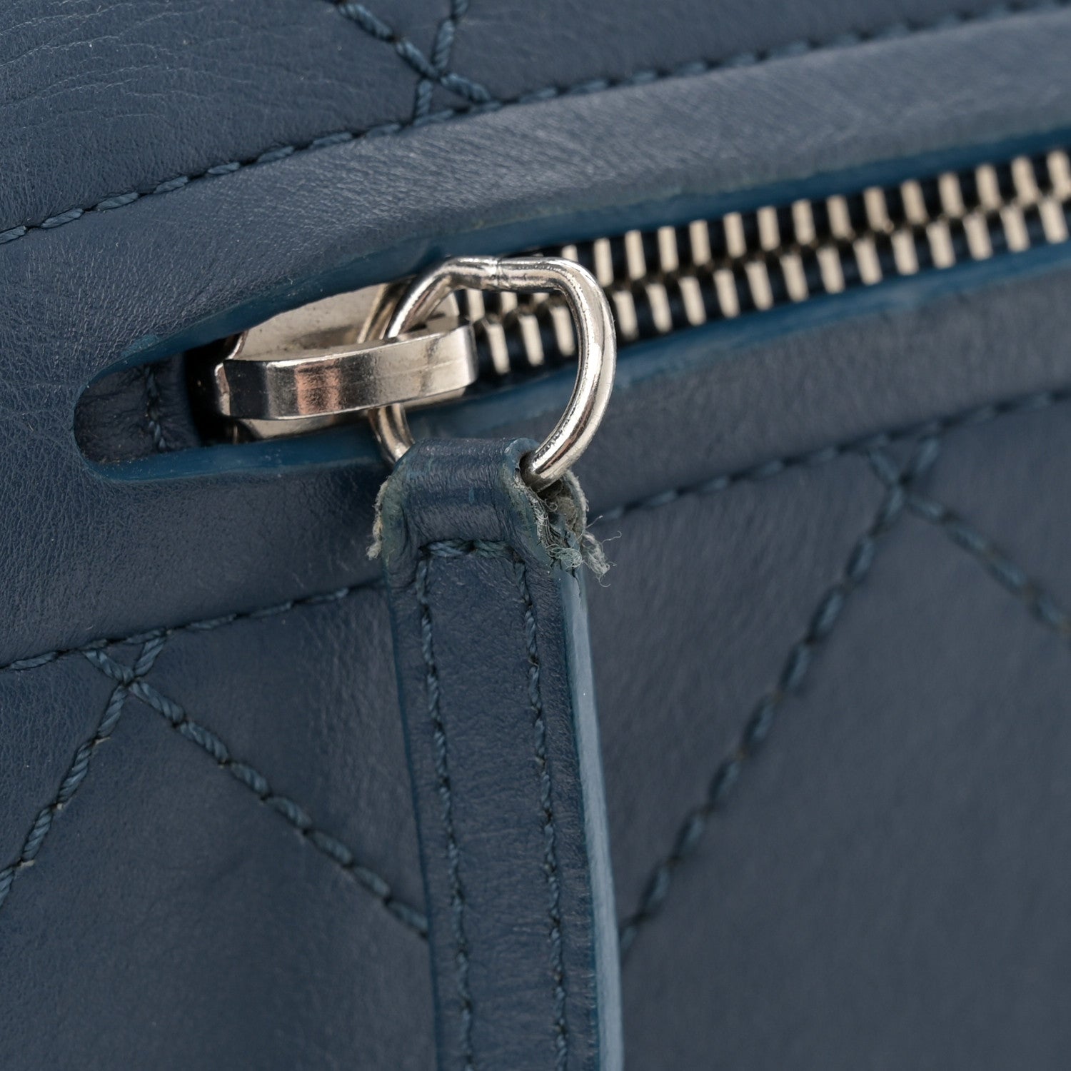 Chanel Calfskin Stitched Ring My Bag Flap Crossbody Navy 11 of 13