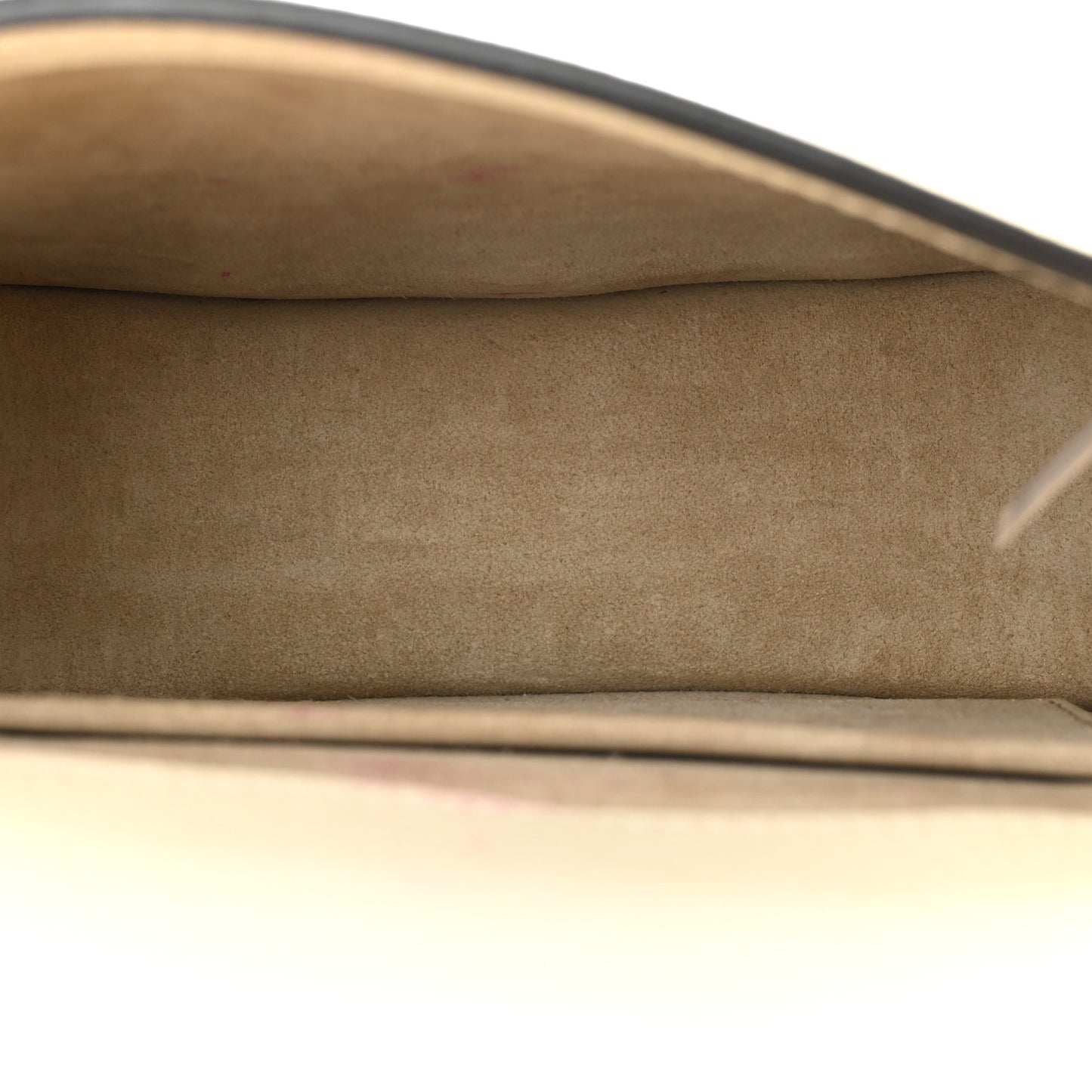 Calfskin Suede Small Nile Bracelet Bag Off White