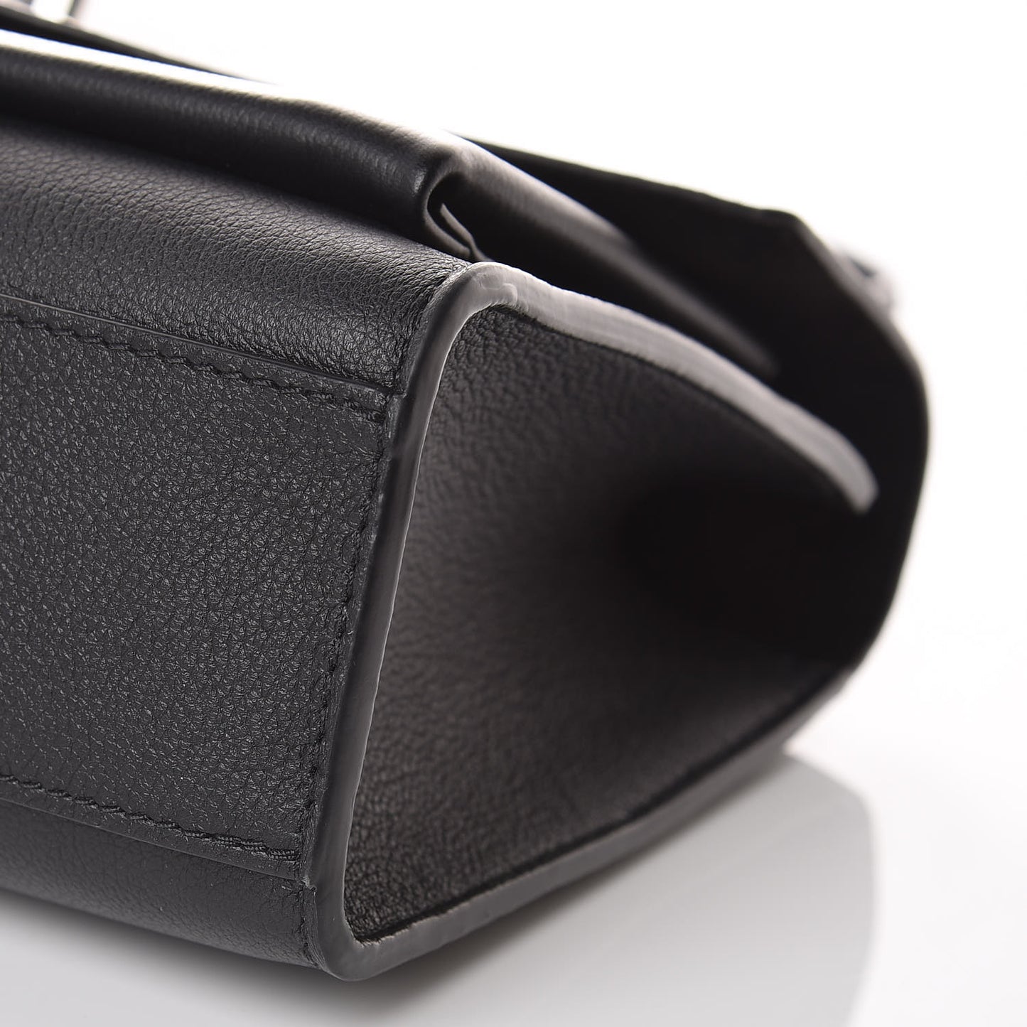 Soft Calfskin My Lockme Chain Bag BB Black