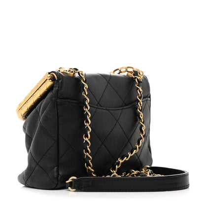 Chanel Lambskin Quilted My Crush Bag Black 3 of 10