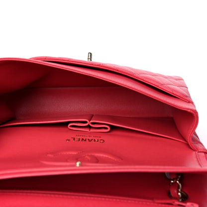 Chanel Caviar Quilted Medium Double Flap Pink 5 of 10