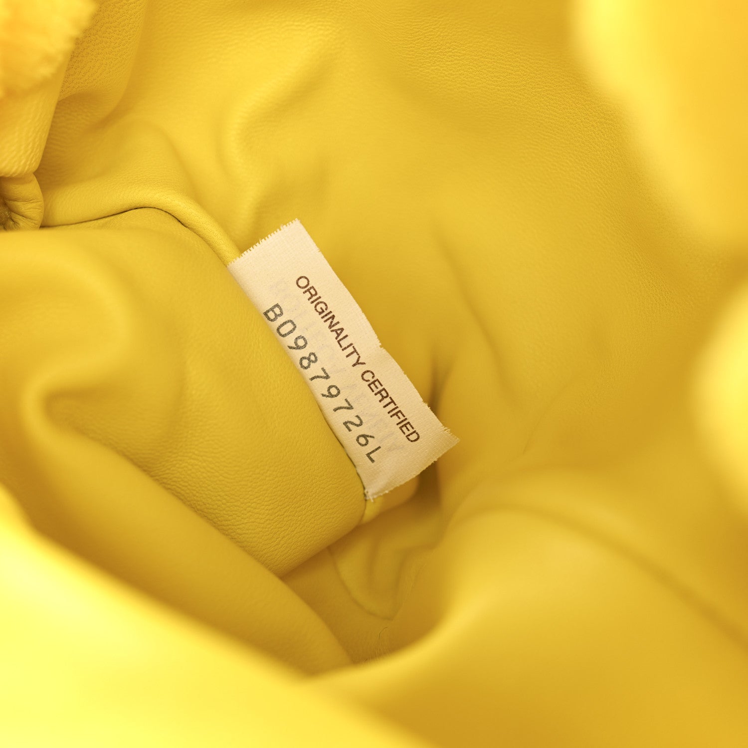 Bottega Veneta Chenille The Mini Pouch Lemon 7 of 10