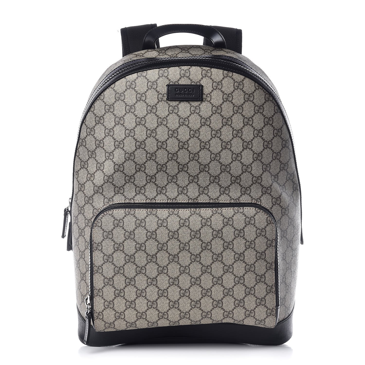 Gucci GG Supreme Monogram Medium Backpack Black 1 of 11