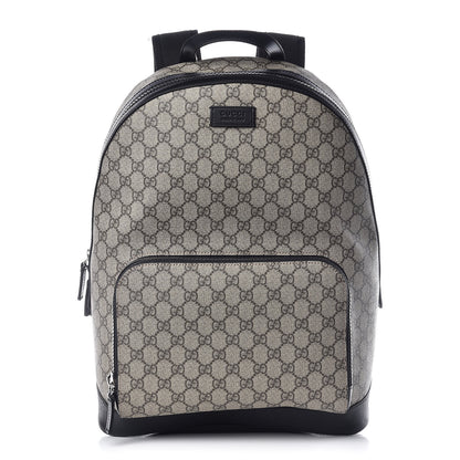 Gucci GG Supreme Monogram Medium Backpack Black 1 of 11