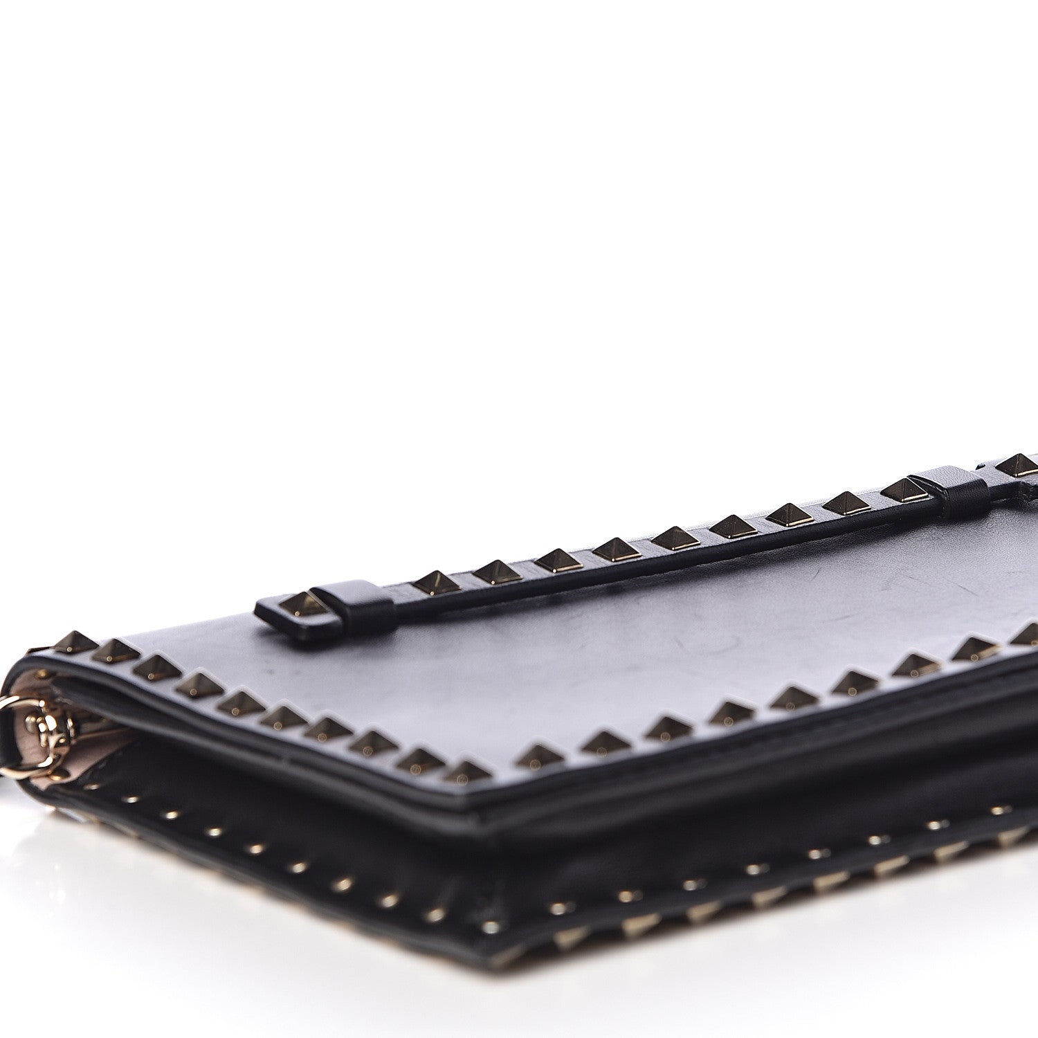 Valentino Garavani Nappa Rockstud Wristlet Clutch Black 7 of 15