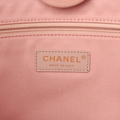 Chanel Mixed Fibers Calfskin Small Deauville Tote Rose Pink 8 of 10