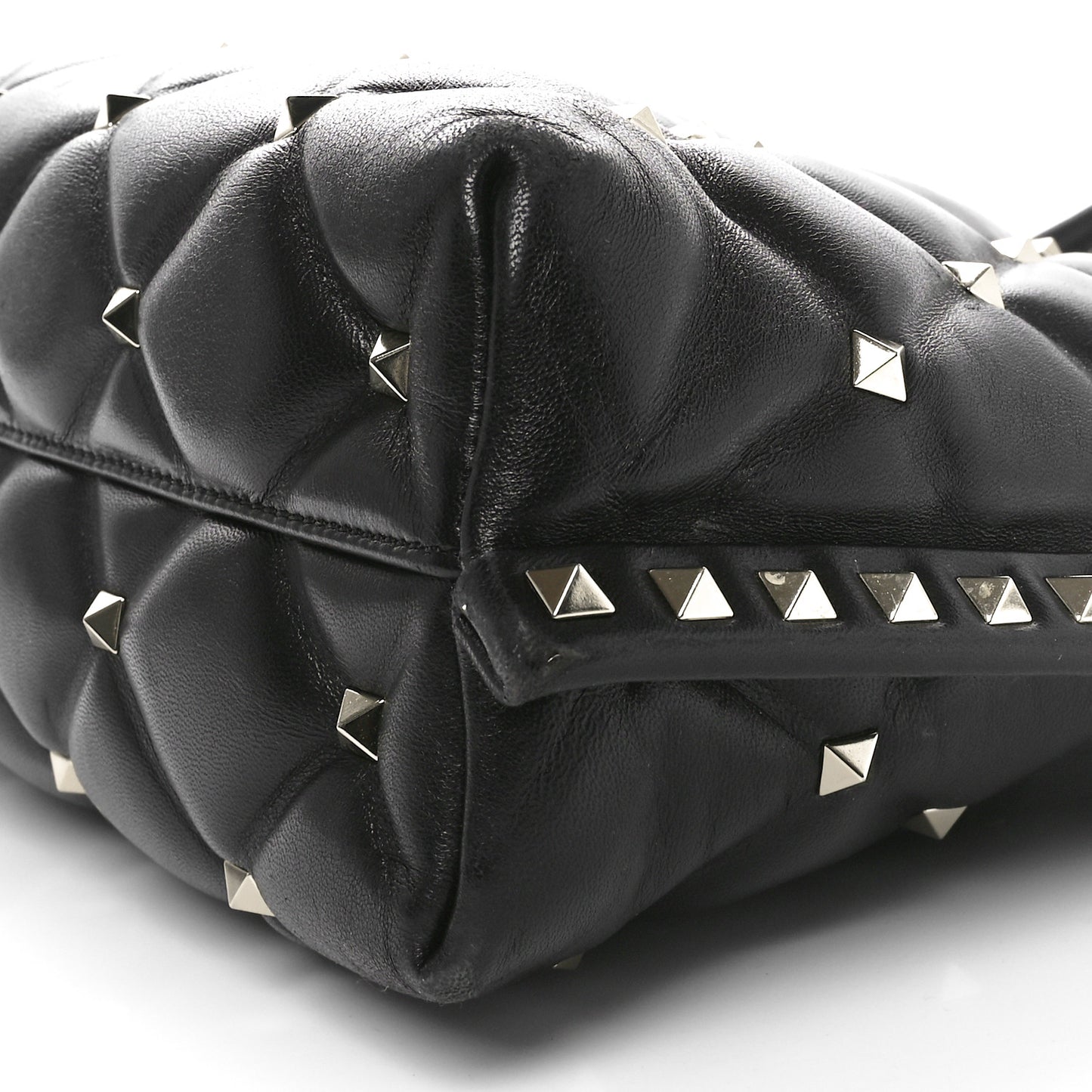 Nappa Candystud Shoulder Bag Black