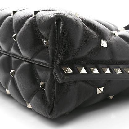Valentino Garavani Nappa Candystud Shoulder Bag Black 9 of 9