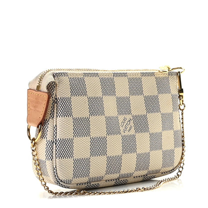 Louis Vuitton Damier Azur Mini Pochette Accessories 3 of 10