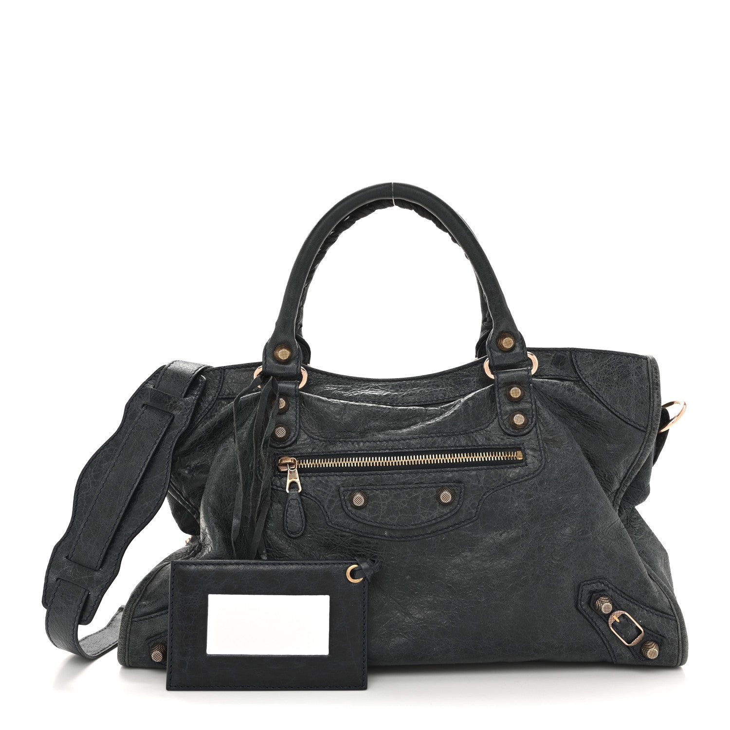 Balenciaga Agneau Giant 12 Rose Gold Hardware City Dark Night 2 of 13