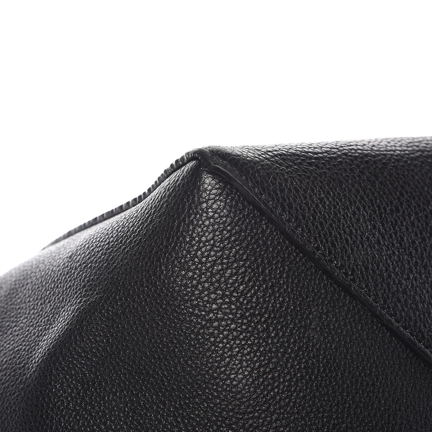 Soft Grained Calfskin Medium Belt Cabas Phantom Black