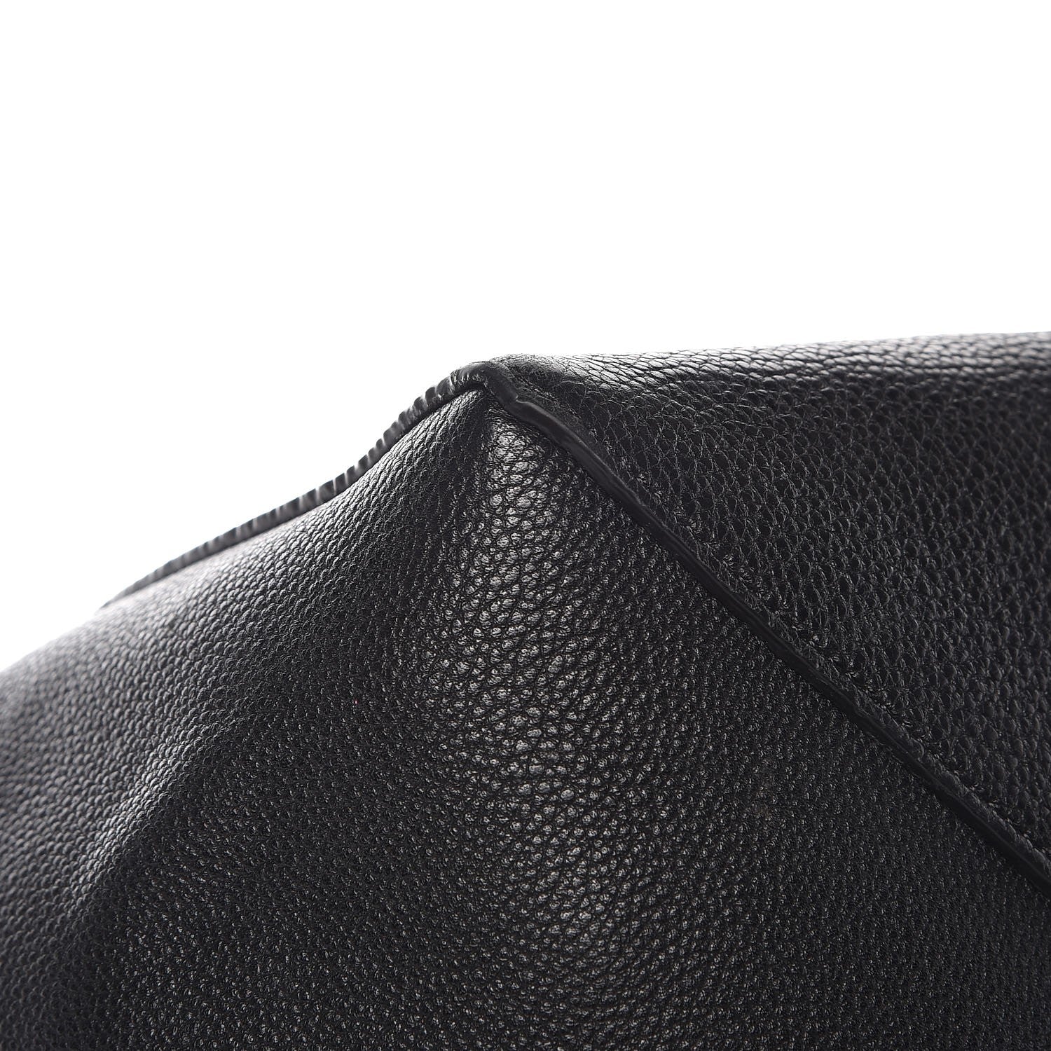 Celine Soft Grained Calfskin Medium Belt Cabas Phantom Black 9 of 10