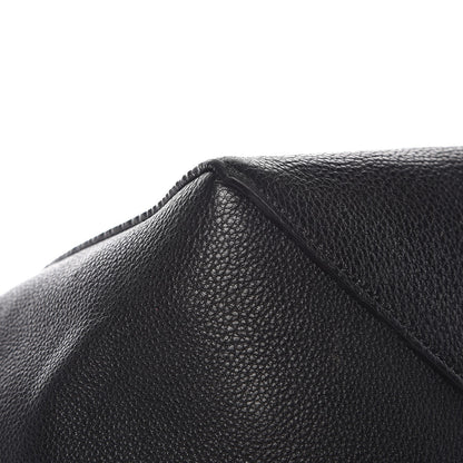Celine Soft Grained Calfskin Medium Belt Cabas Phantom Black 9 of 10