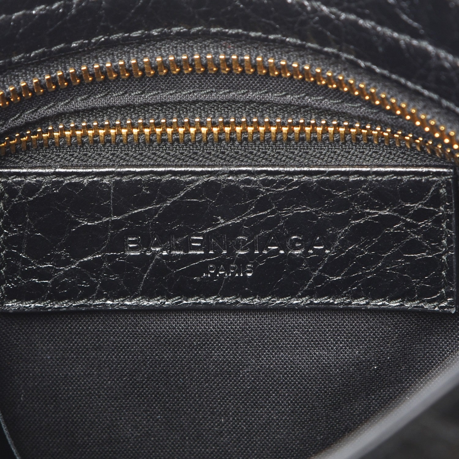 Balenciaga Agneau Classic Gold Hardware Mini City Black 7 of 8