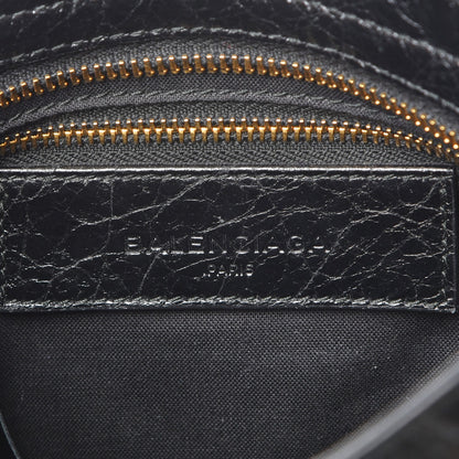 Balenciaga Agneau Classic Gold Hardware Mini City Black 7 of 8