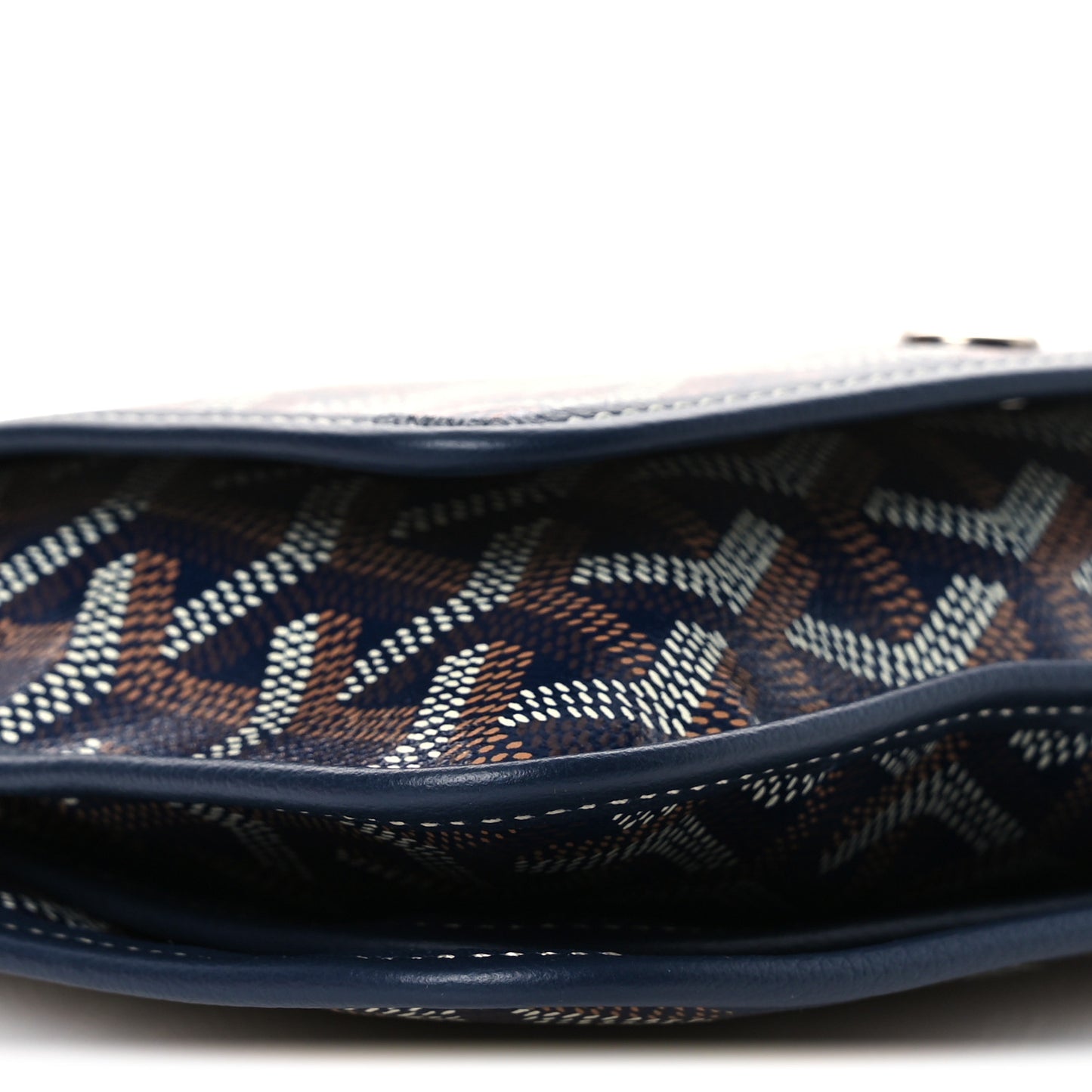 Goyardine Plumet Wallet Clutch Navy