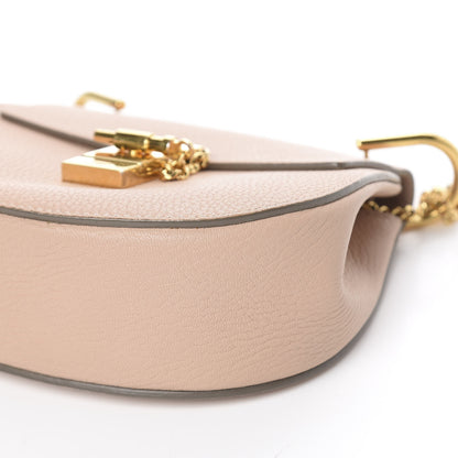 Chloe Grained Lambskin Mini Drew Shoulder Bag Biscotti Beige 9 of 10